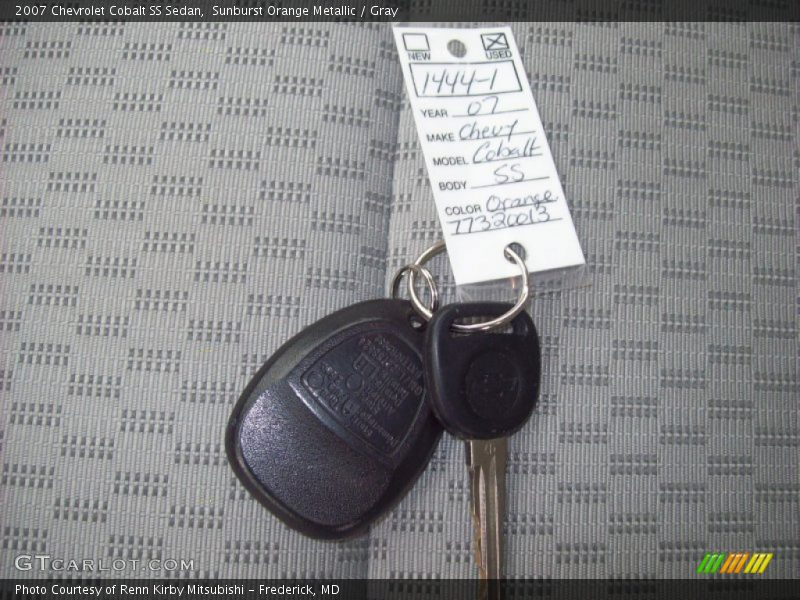 Keys of 2007 Cobalt SS Sedan