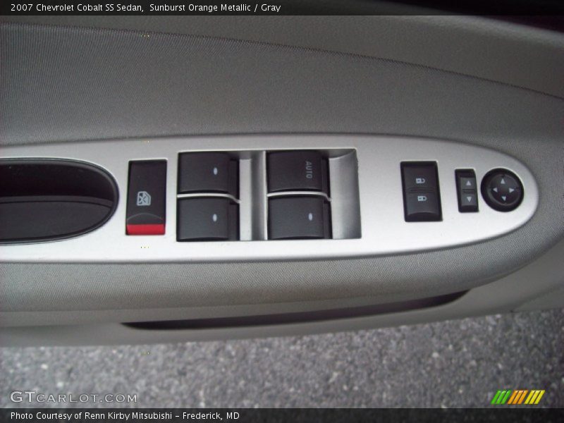Sunburst Orange Metallic / Gray 2007 Chevrolet Cobalt SS Sedan
