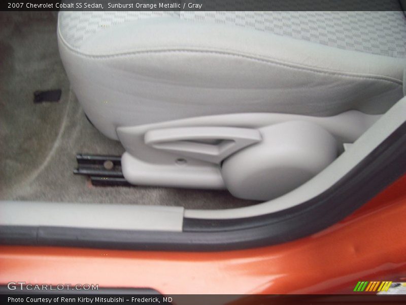 Sunburst Orange Metallic / Gray 2007 Chevrolet Cobalt SS Sedan