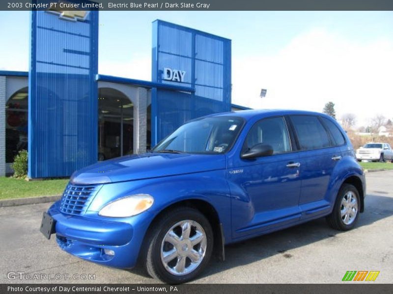 Electric Blue Pearl / Dark Slate Gray 2003 Chrysler PT Cruiser Limited