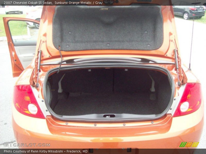  2007 Cobalt SS Sedan Trunk