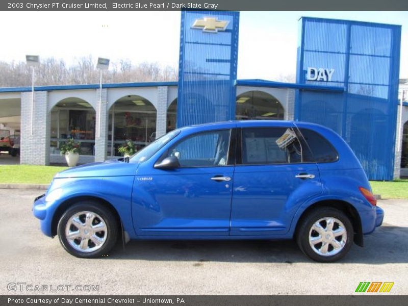 Electric Blue Pearl / Dark Slate Gray 2003 Chrysler PT Cruiser Limited