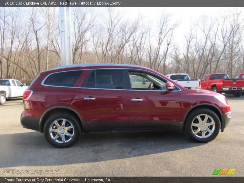 Red Jewel Tintcoat / Ebony/Ebony 2010 Buick Enclave CXL AWD
