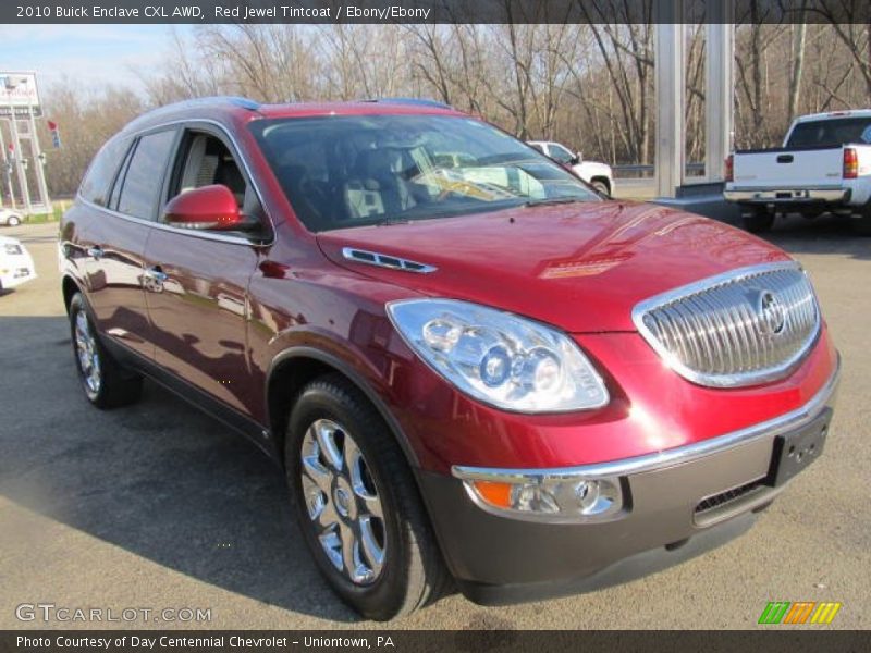 Red Jewel Tintcoat / Ebony/Ebony 2010 Buick Enclave CXL AWD