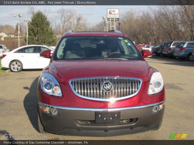 Red Jewel Tintcoat / Ebony/Ebony 2010 Buick Enclave CXL AWD