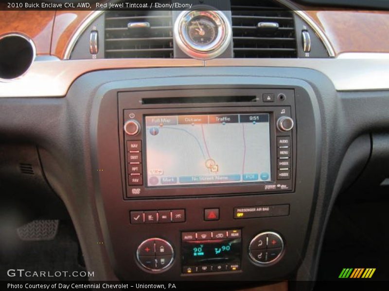 Red Jewel Tintcoat / Ebony/Ebony 2010 Buick Enclave CXL AWD
