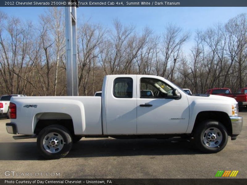 Summit White / Dark Titanium 2012 Chevrolet Silverado 2500HD Work Truck Extended Cab 4x4