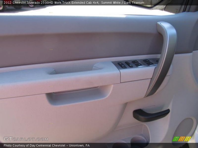 Summit White / Dark Titanium 2012 Chevrolet Silverado 2500HD Work Truck Extended Cab 4x4