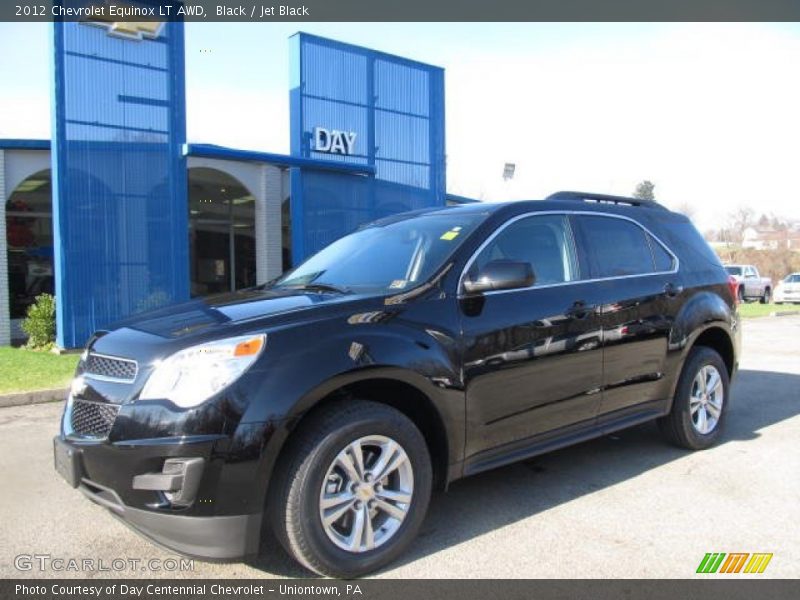 Black / Jet Black 2012 Chevrolet Equinox LT AWD