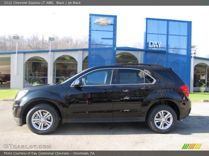 Black / Jet Black 2012 Chevrolet Equinox LT AWD