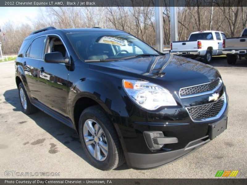 Black / Jet Black 2012 Chevrolet Equinox LT AWD
