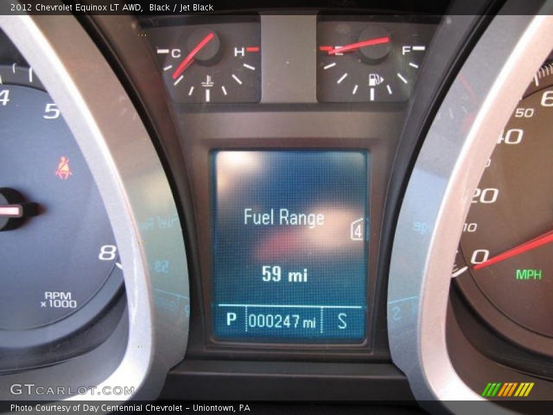 Black / Jet Black 2012 Chevrolet Equinox LT AWD
