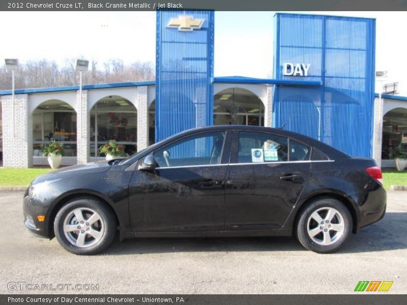 Black Granite Metallic / Jet Black 2012 Chevrolet Cruze LT