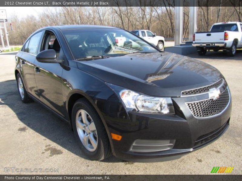 Black Granite Metallic / Jet Black 2012 Chevrolet Cruze LT