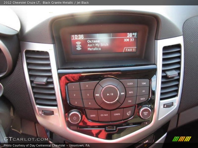 Black Granite Metallic / Jet Black 2012 Chevrolet Cruze LT