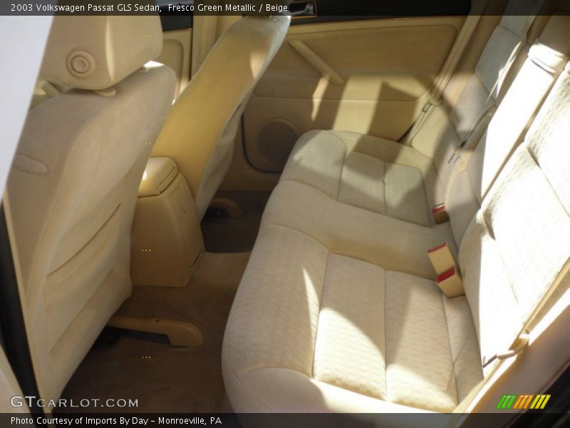 Fresco Green Metallic / Beige 2003 Volkswagen Passat GLS Sedan