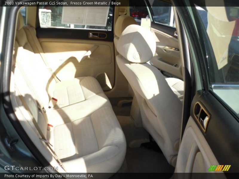Fresco Green Metallic / Beige 2003 Volkswagen Passat GLS Sedan