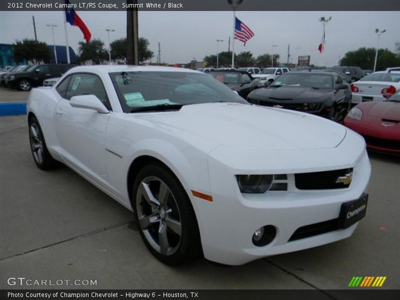 Summit White / Black 2012 Chevrolet Camaro LT/RS Coupe
