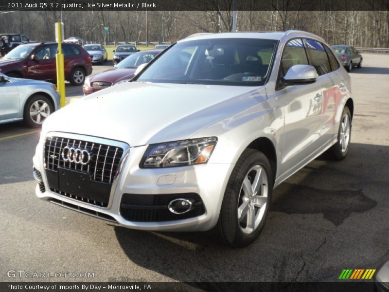 Ice Silver Metallic / Black 2011 Audi Q5 3.2 quattro