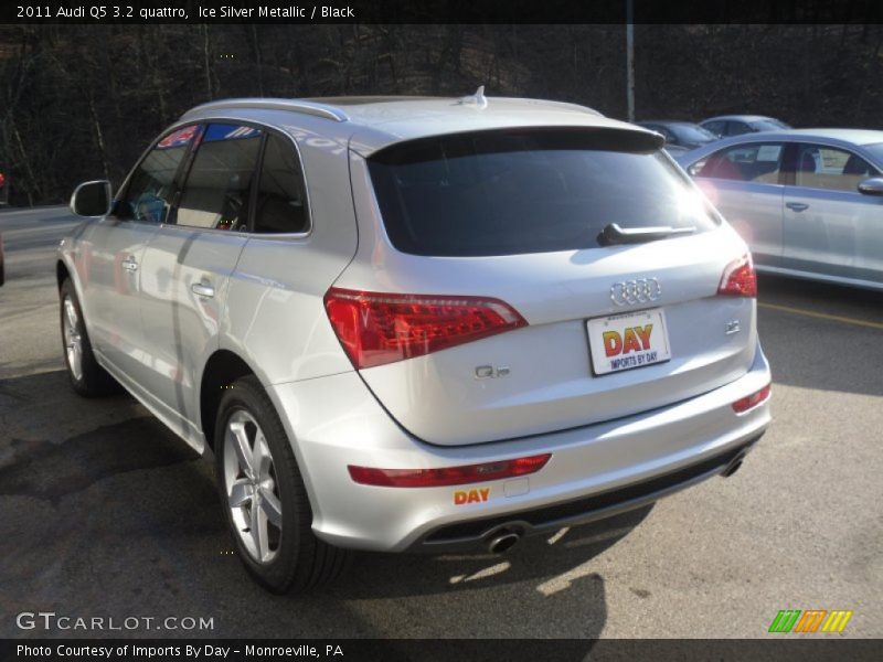 Ice Silver Metallic / Black 2011 Audi Q5 3.2 quattro