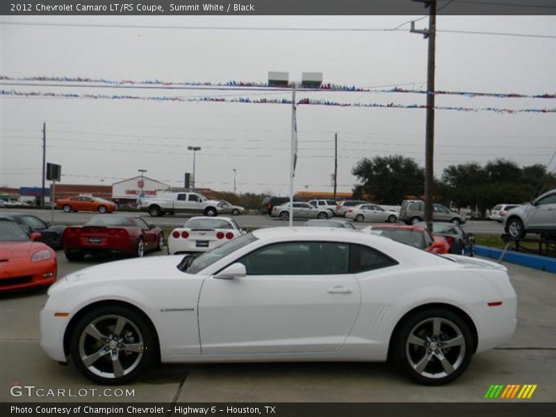 Summit White / Black 2012 Chevrolet Camaro LT/RS Coupe