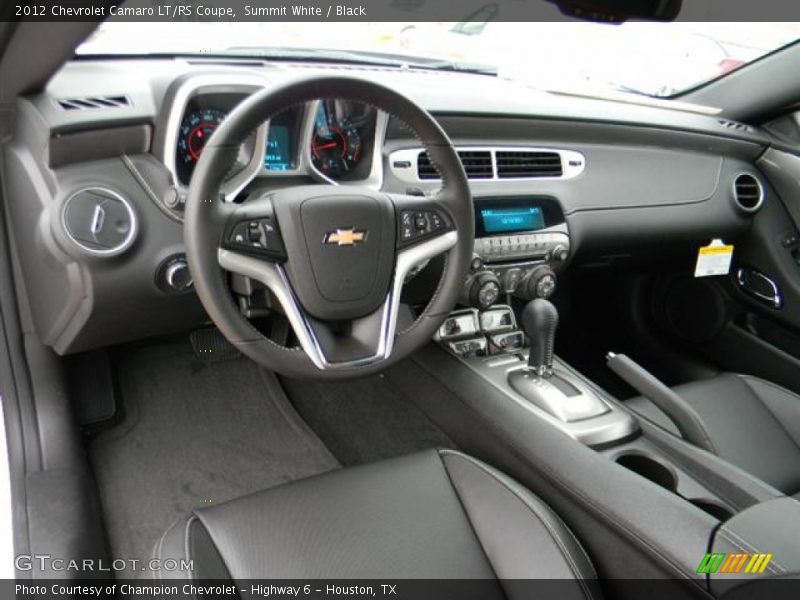 Dashboard of 2012 Camaro LT/RS Coupe