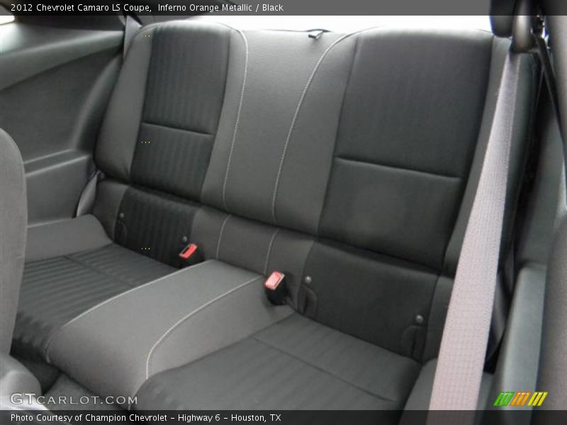 Inferno Orange Metallic / Black 2012 Chevrolet Camaro LS Coupe
