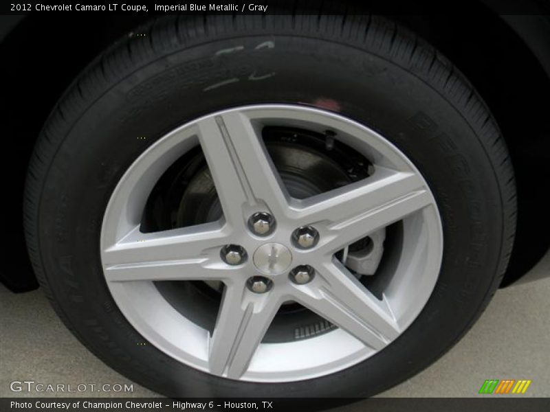 Imperial Blue Metallic / Gray 2012 Chevrolet Camaro LT Coupe