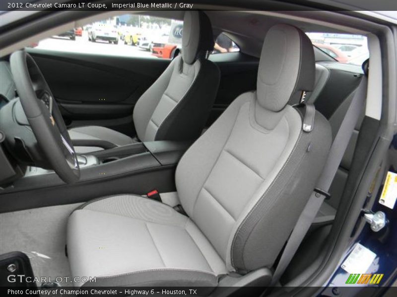 Imperial Blue Metallic / Gray 2012 Chevrolet Camaro LT Coupe