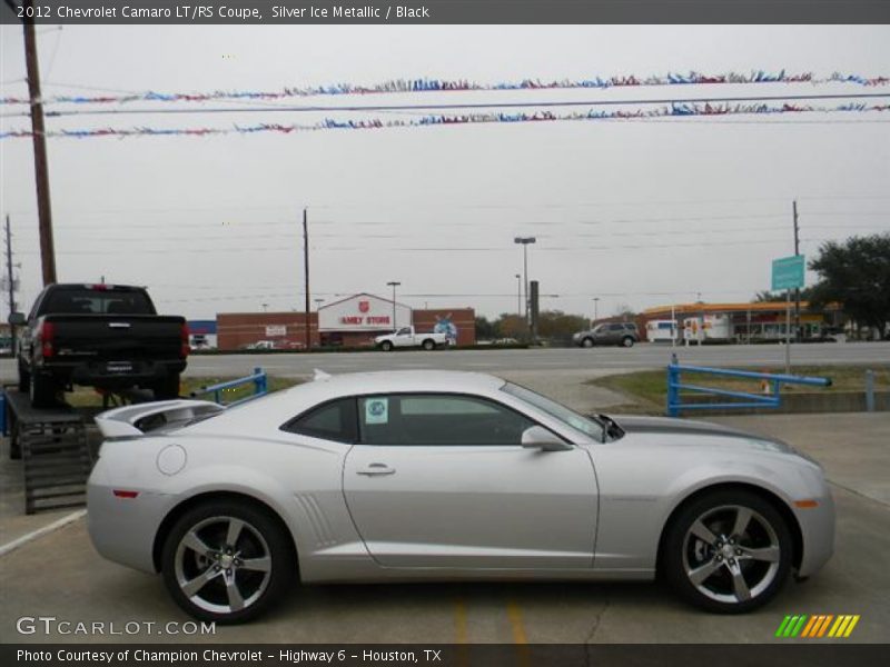 Silver Ice Metallic / Black 2012 Chevrolet Camaro LT/RS Coupe