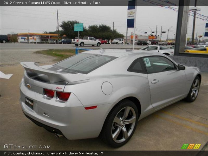 Silver Ice Metallic / Black 2012 Chevrolet Camaro LT/RS Coupe