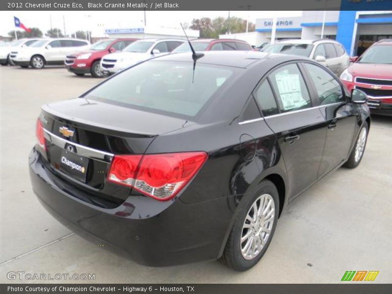 Black Granite Metallic / Jet Black 2012 Chevrolet Cruze Eco