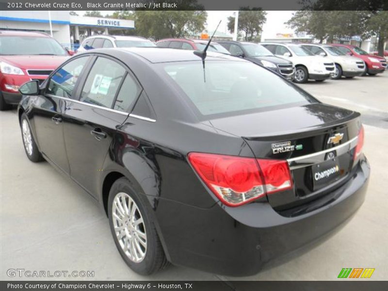 Black Granite Metallic / Jet Black 2012 Chevrolet Cruze Eco