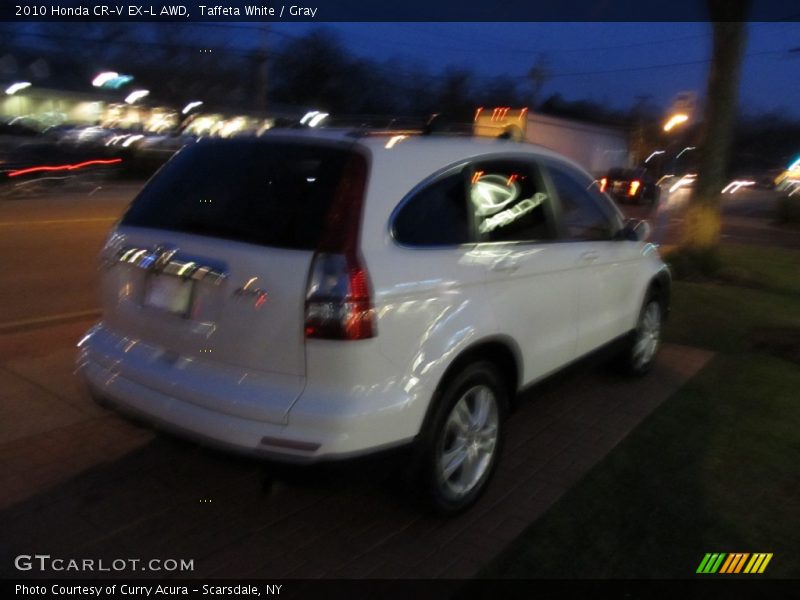 Taffeta White / Gray 2010 Honda CR-V EX-L AWD