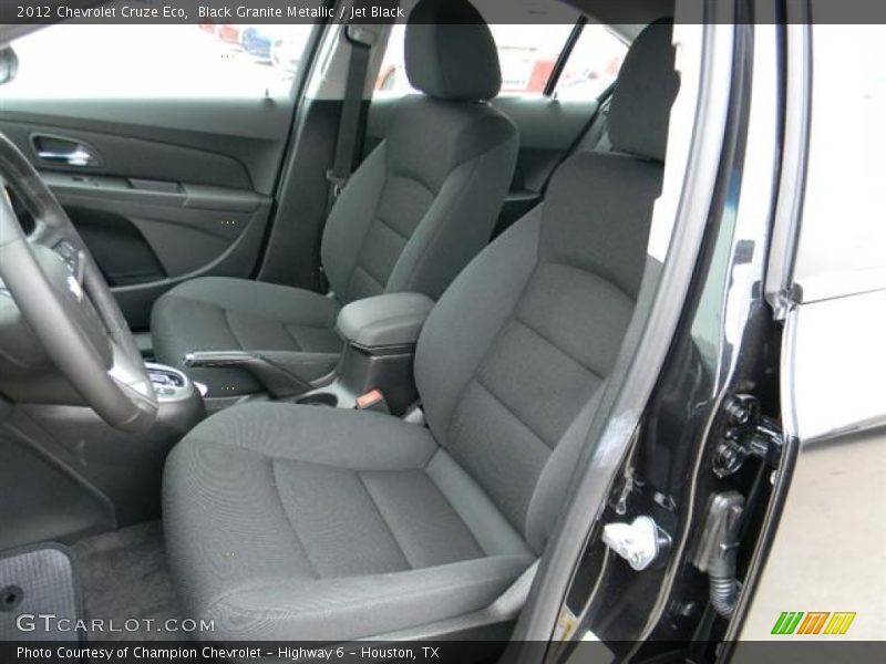 Black Granite Metallic / Jet Black 2012 Chevrolet Cruze Eco