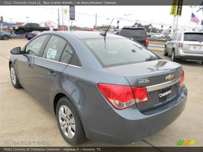 Blue Granite Metallic / Jet Black/Medium Titanium 2012 Chevrolet Cruze LS