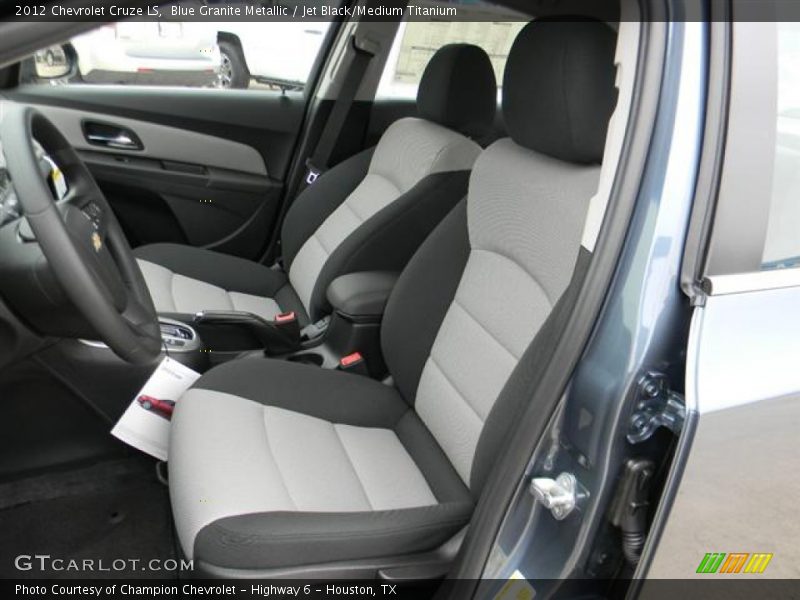 Blue Granite Metallic / Jet Black/Medium Titanium 2012 Chevrolet Cruze LS