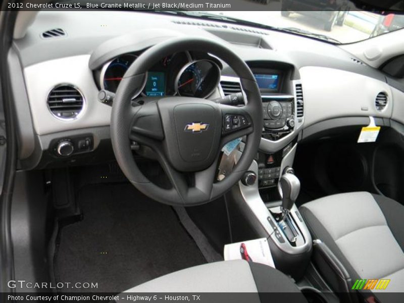 Blue Granite Metallic / Jet Black/Medium Titanium 2012 Chevrolet Cruze LS