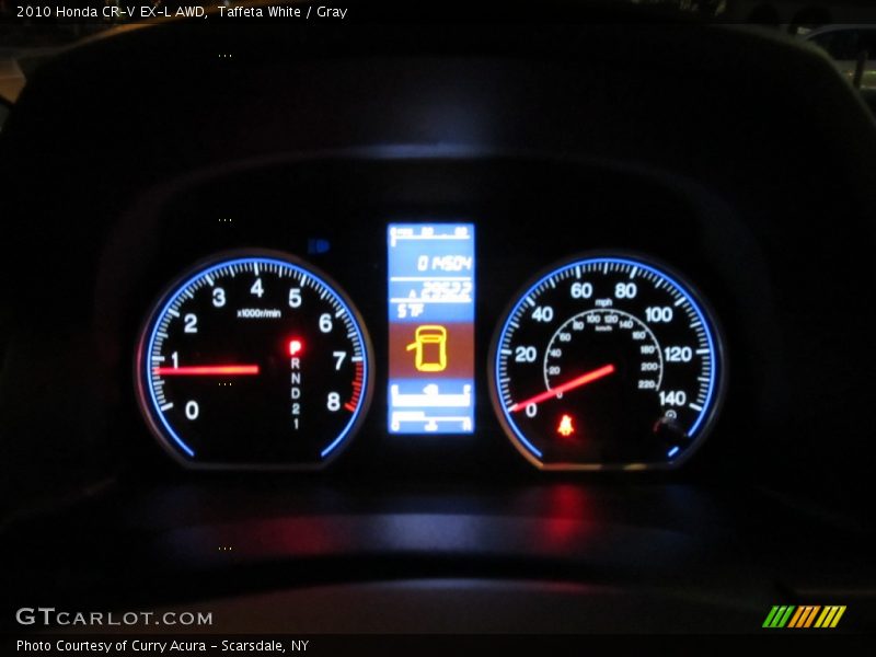 Taffeta White / Gray 2010 Honda CR-V EX-L AWD