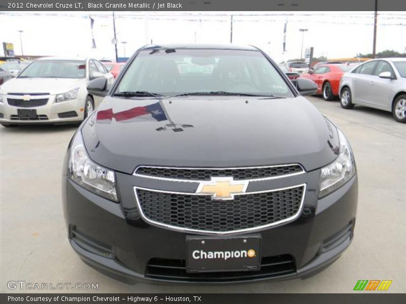 Black Granite Metallic / Jet Black 2012 Chevrolet Cruze LT
