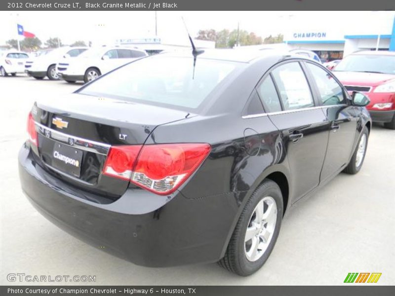 Black Granite Metallic / Jet Black 2012 Chevrolet Cruze LT