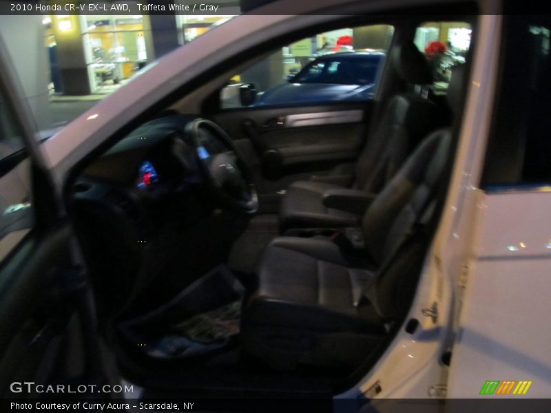 Taffeta White / Gray 2010 Honda CR-V EX-L AWD