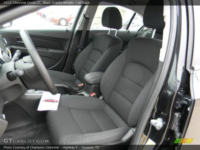 Black Granite Metallic / Jet Black 2012 Chevrolet Cruze LT