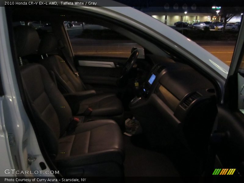 Taffeta White / Gray 2010 Honda CR-V EX-L AWD