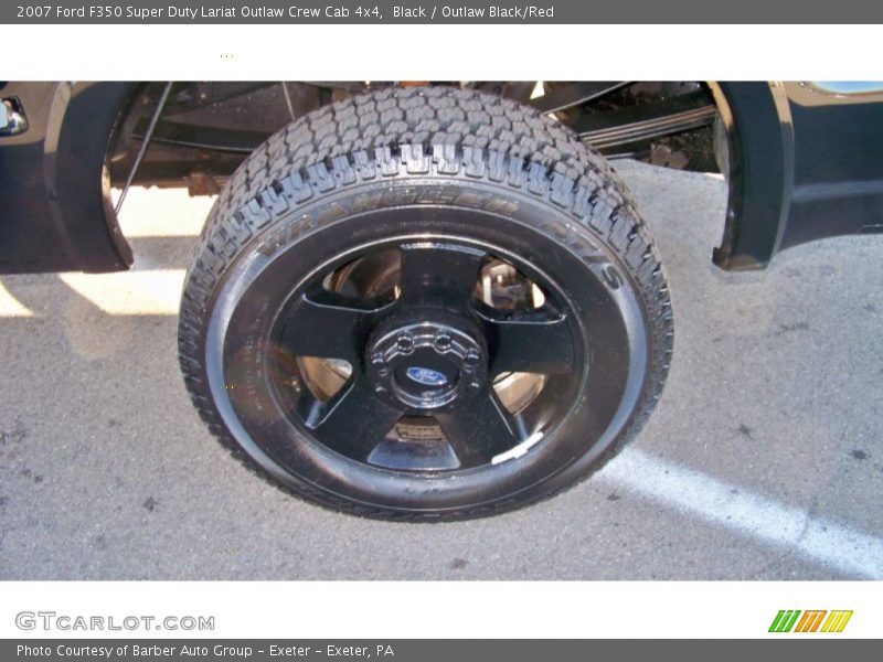 Black / Outlaw Black/Red 2007 Ford F350 Super Duty Lariat Outlaw Crew Cab 4x4