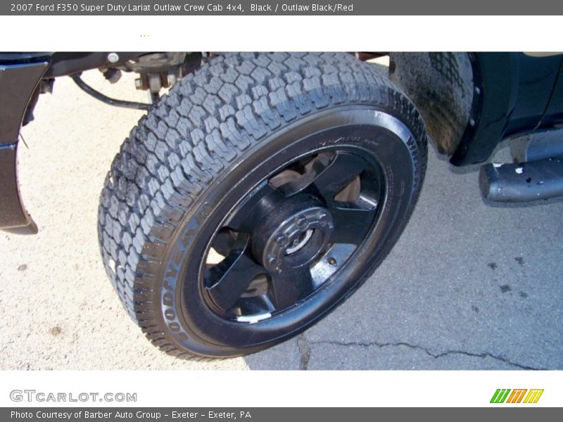 Black / Outlaw Black/Red 2007 Ford F350 Super Duty Lariat Outlaw Crew Cab 4x4
