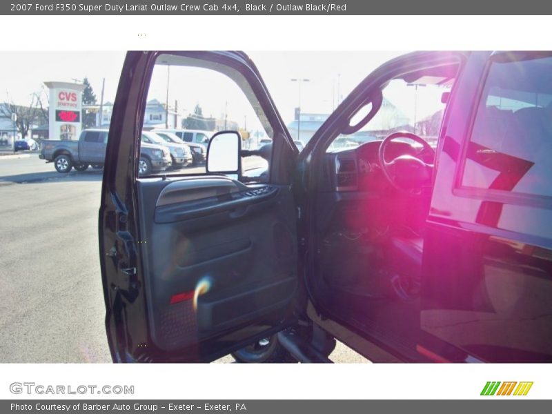 Black / Outlaw Black/Red 2007 Ford F350 Super Duty Lariat Outlaw Crew Cab 4x4