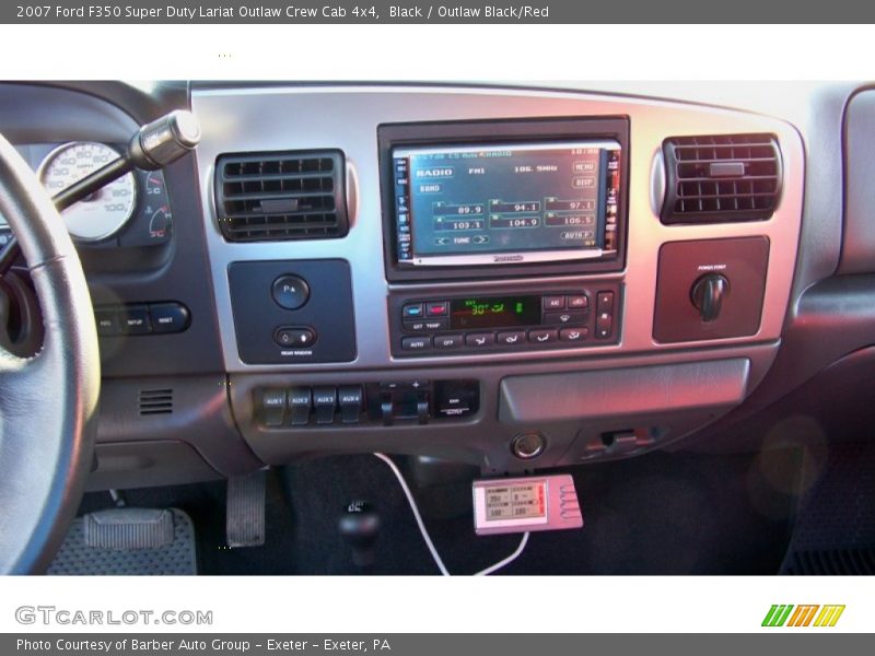 Black / Outlaw Black/Red 2007 Ford F350 Super Duty Lariat Outlaw Crew Cab 4x4
