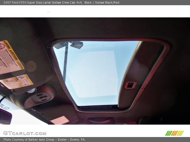 Black / Outlaw Black/Red 2007 Ford F350 Super Duty Lariat Outlaw Crew Cab 4x4