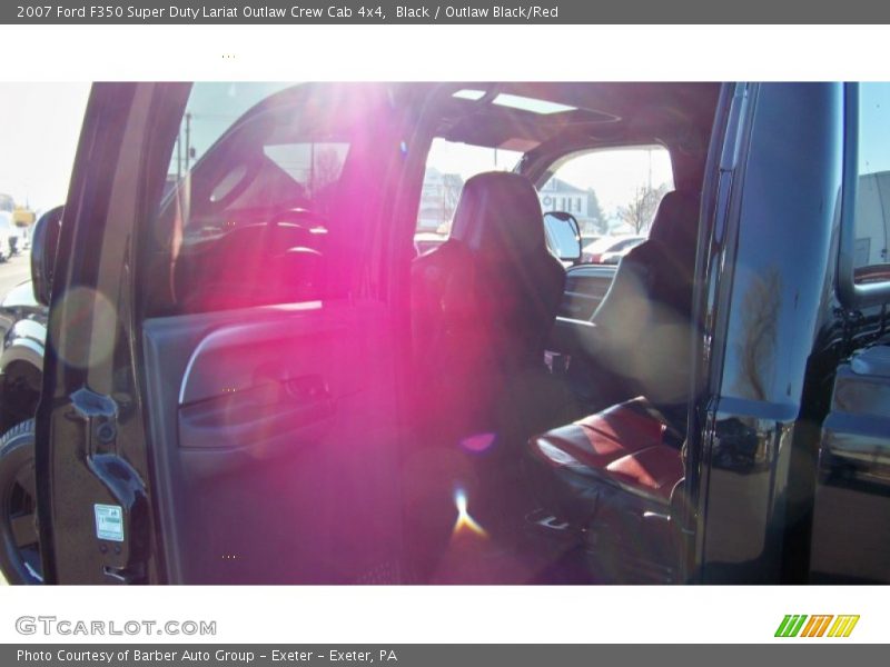 Black / Outlaw Black/Red 2007 Ford F350 Super Duty Lariat Outlaw Crew Cab 4x4